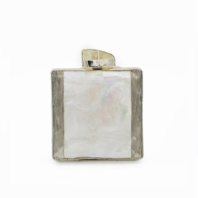 Mini Stone Drop Silver Clutch - Women's bridal and bridesmaids clutch bag